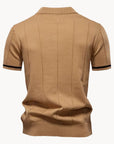 Modern Men's Polo Shirt Slim Fit Quarter Zip 1