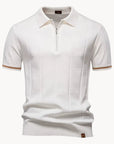 Modern Men's Polo Shirt Slim Fit Quarter Zip 4