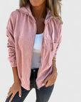 Women's white retro lightweight utility jacket