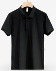 Men’s white men's lightweight cotton polo shirt
