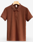 Men’s white men's lightweight cotton polo shirt