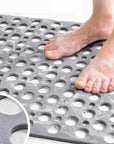 Non-Slip Shower Mat for All Ages Antibacterial PVC Durable 4