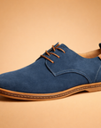 men's vegan leather lace-up oxford shoes