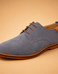 men's vegan leather lace-up oxford shoes