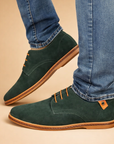 men's vegan leather lace-up oxford shoes
