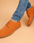 men's vegan leather lace-up oxford shoes