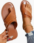 Orthopedic Sandals Women Adjustable Closure Arch Support Leather Upper 0