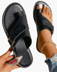 Orthopedic Sandals Women Adjustable Closure Arch Support Leather Upper 2