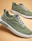men's low-top lace-up street sneakers