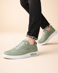 men's low-top lace-up street sneakers
