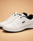 men's cushioned casual lace-up sneakers