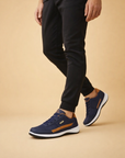men's cushioned casual lace-up sneakers