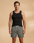 Playful Mens Swim Trunks With Elastic Waistband 2
