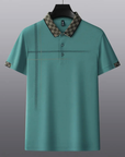 Polo Shirt Unique Plaid Design Slim Fit 1