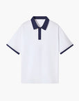 Refined Men's Polo Shirt With Contrast Details 6