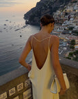 Women’s women's satin slip maxi dress