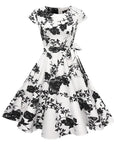 Rosie | Women's Midi Floral Dress With Bow Detail 1