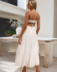 Women’s women's strapless maxi dress