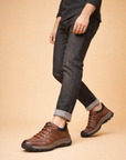 men's hand-stitched cushioned casual shoes