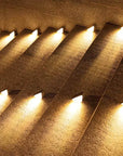 Sleek Solar Lights for Outdoor Stairs Safe Energy Efficient LED 3