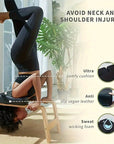 Stabiler Yoga Kopfstand Bock für Unisex Holz gepolstert vielseitig 3