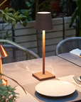 Stylish Cordless Table Lamp for Unisex Indoor Outdoor Dimmable Waterproof 5