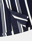 Stylish Men's Shirt With Stripes And Relaxed Fit 2