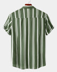Stylish Men's Shirt With Stripes And Relaxed Fit 7