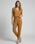 Women’s women's printed two piece set v-neck
