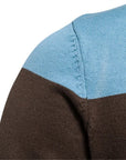 Men's black premium knit crew neck jumper