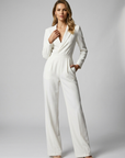 Women’s women's wide leg jumpsuit tailored