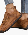Women's black orthopedic chunky sneakers with wide toe box and sporty cushioned sole