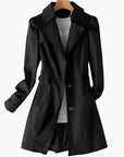 Women's Beige Trench Coat belted classic everyday