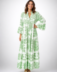 Womens Dress Floral Print Long Sleeve Midi 0
