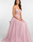 Maxi Dress With Embellished Bodice For Women 0