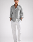 Effortless Men's Shirt Long Sleeve Classic Fit