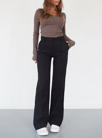 Coralie | Women's Wide-Leg Trousers High Waist Flowy