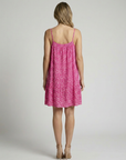 Women’s pink women's floral dress loose fit