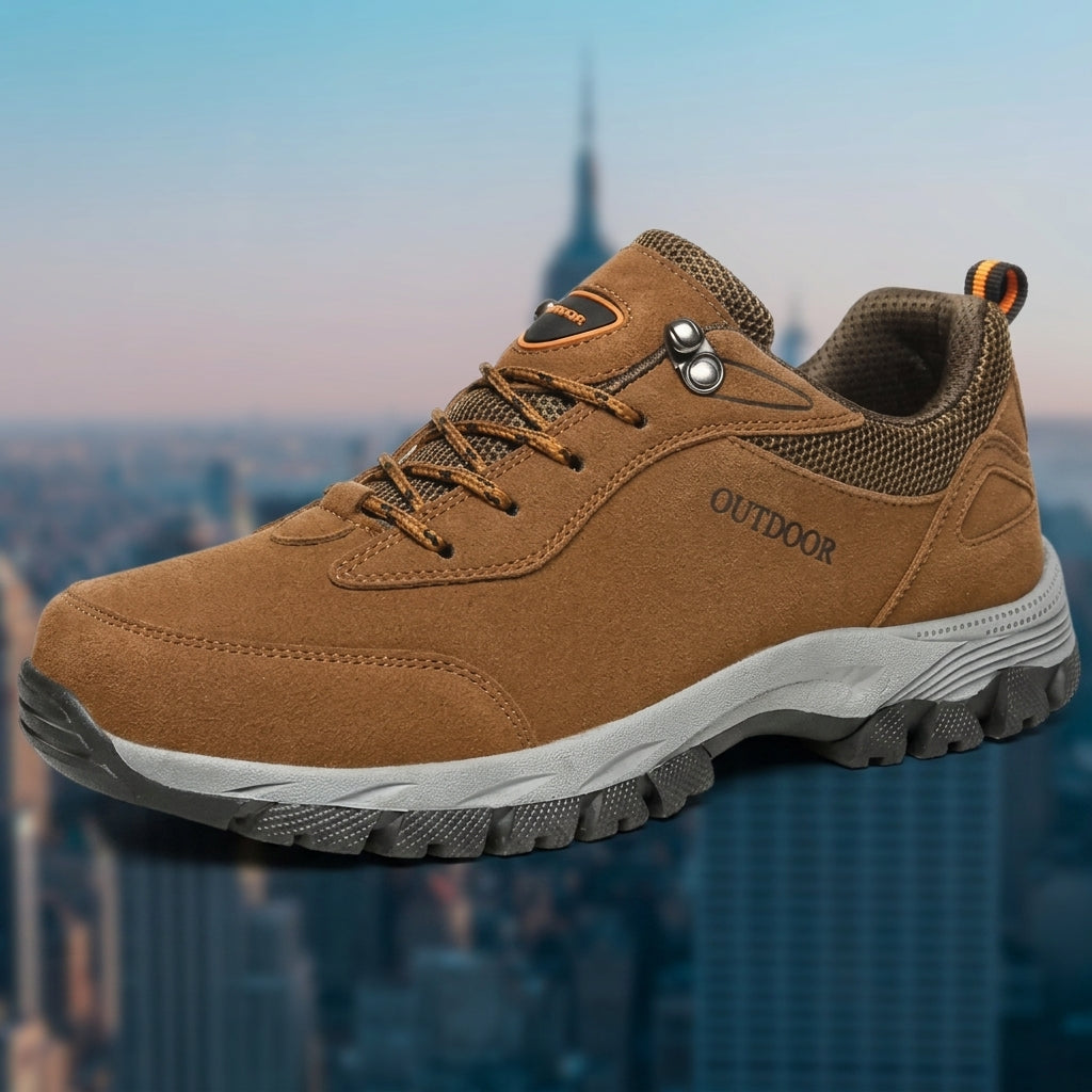 Men's camel hiking shoes