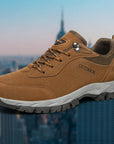 Men's camel hiking shoes