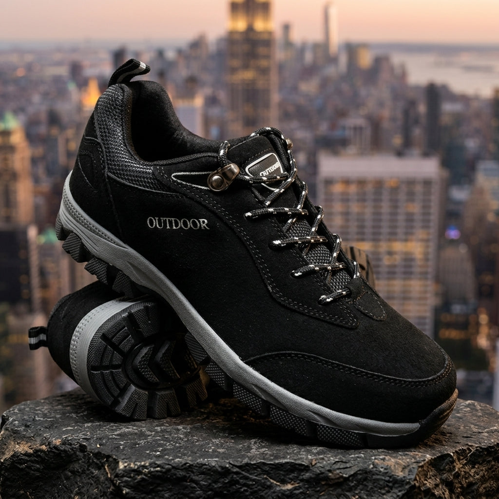 Men's camel hiking shoes