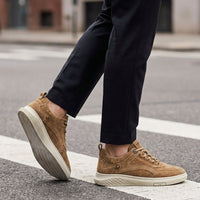 Theo | Men's Retro Suede Sneakers Lace-Up