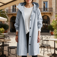Clara | Women's Hooded Waterproof Trench Coat