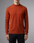 Men's camel cashmere blend sweater
