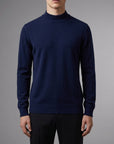 Men's camel cashmere blend sweater