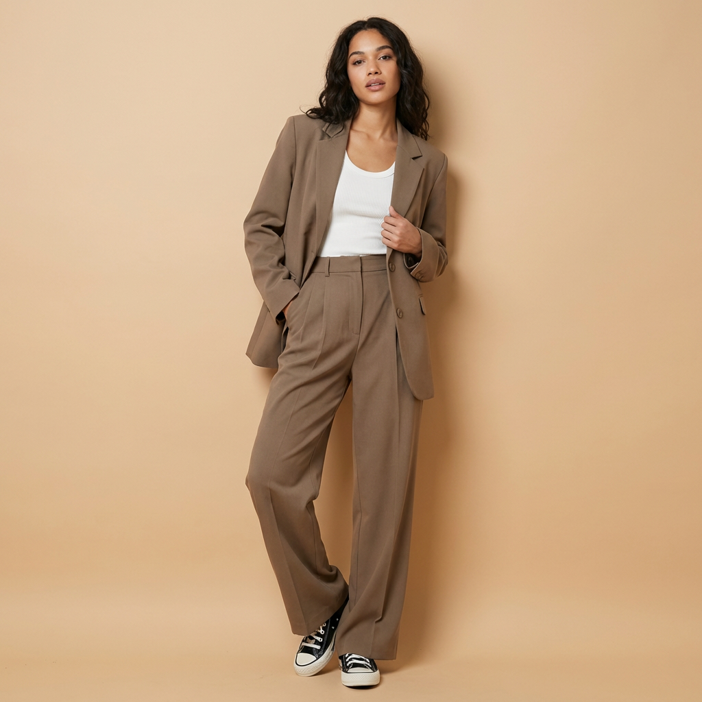 Women’s women's blazer and trouser two piece set