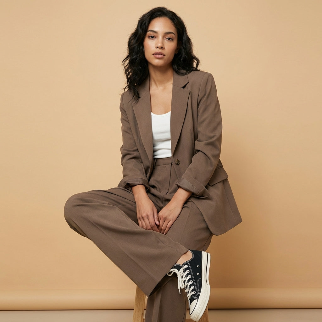 Women’s women's blazer and trouser two piece set