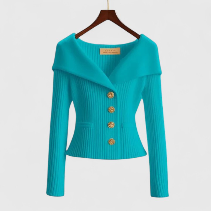 Women's yellow soft knit cosy cardigan