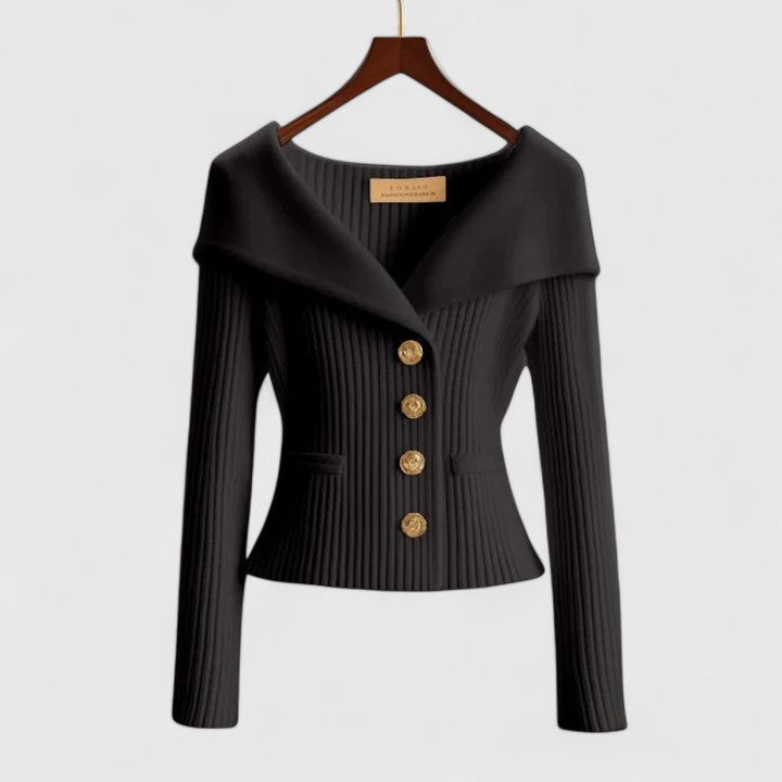 Women's yellow soft knit cosy cardigan