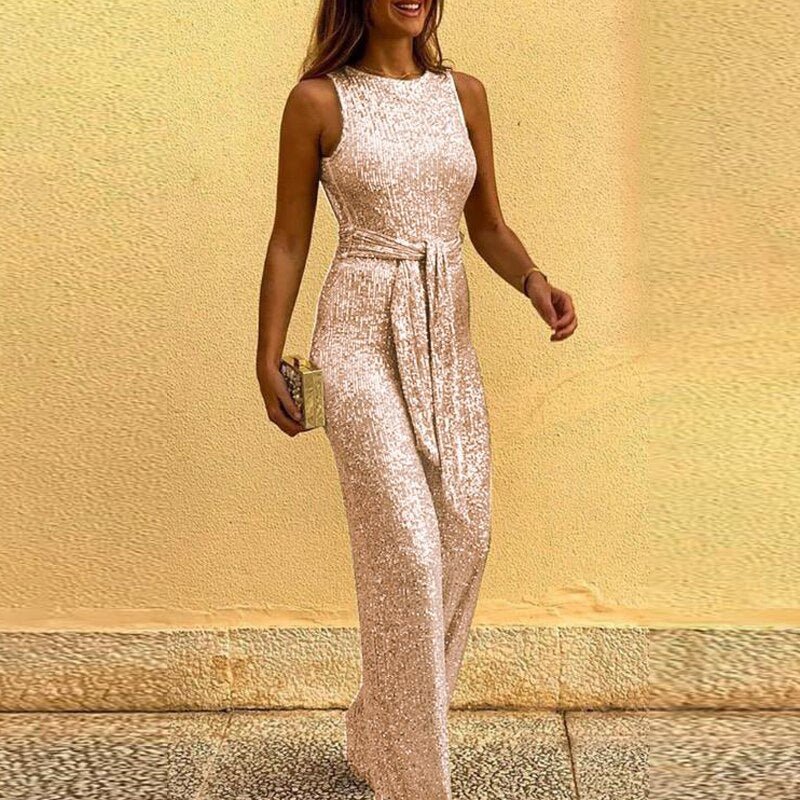 Bold Sequin Jumpsuit for Elegant Events 1